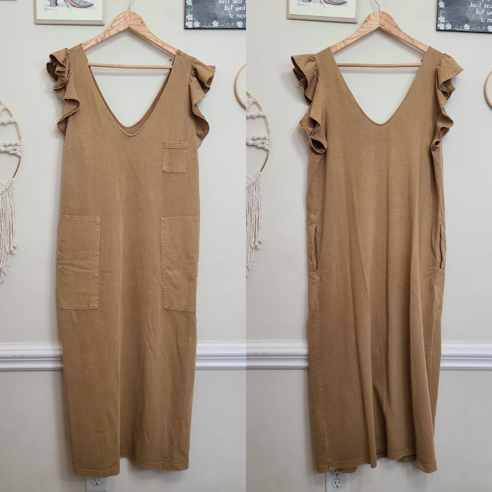 Free People FP Beach Once Upon A Sea Midi Dress - Picture 2 of 3